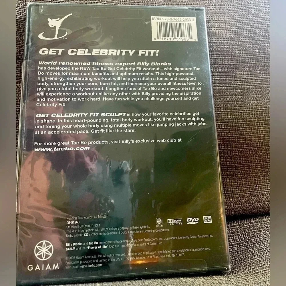 NEW Billy Blanks Tae Bo Get Celebrity Fit Sculpt (DVD, 2007) New ! - Picture 2 of 2
